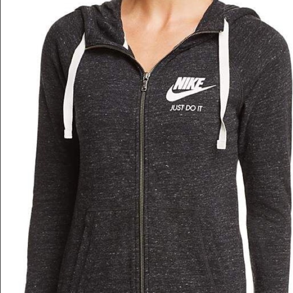 grey nike zip up